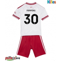 Camiseta Liverpool Jeremie Frimpong #30 Visitante Equipación para niños 2026-27 manga corta (+ pantalones cortos)
